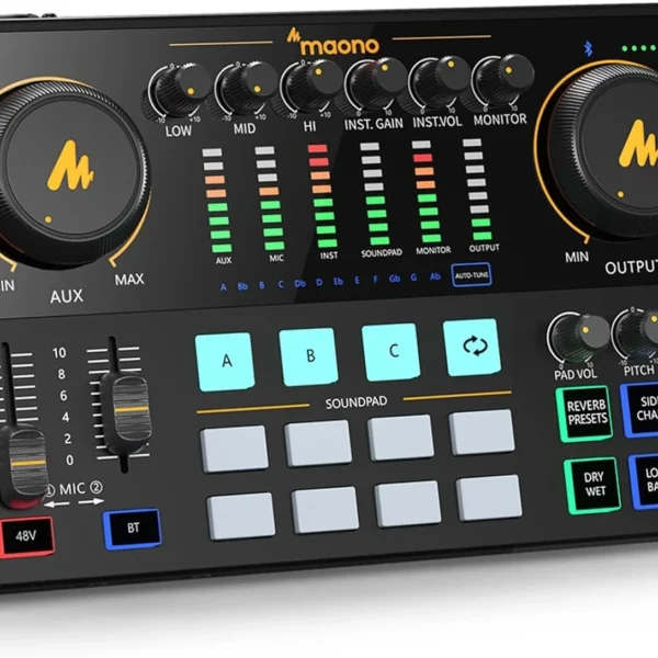 Maono Maonocaster AME2 Integrated Audio Production Studio Sound Card