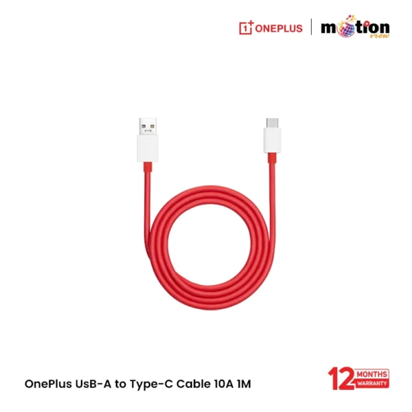 OnePlus USB-A to Type-C Cable 10A 1M