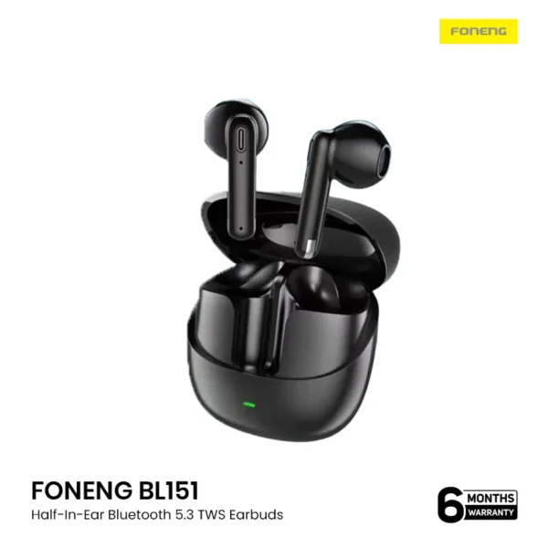 Foneng BL151 Half-In-Ear TWS Earbuds